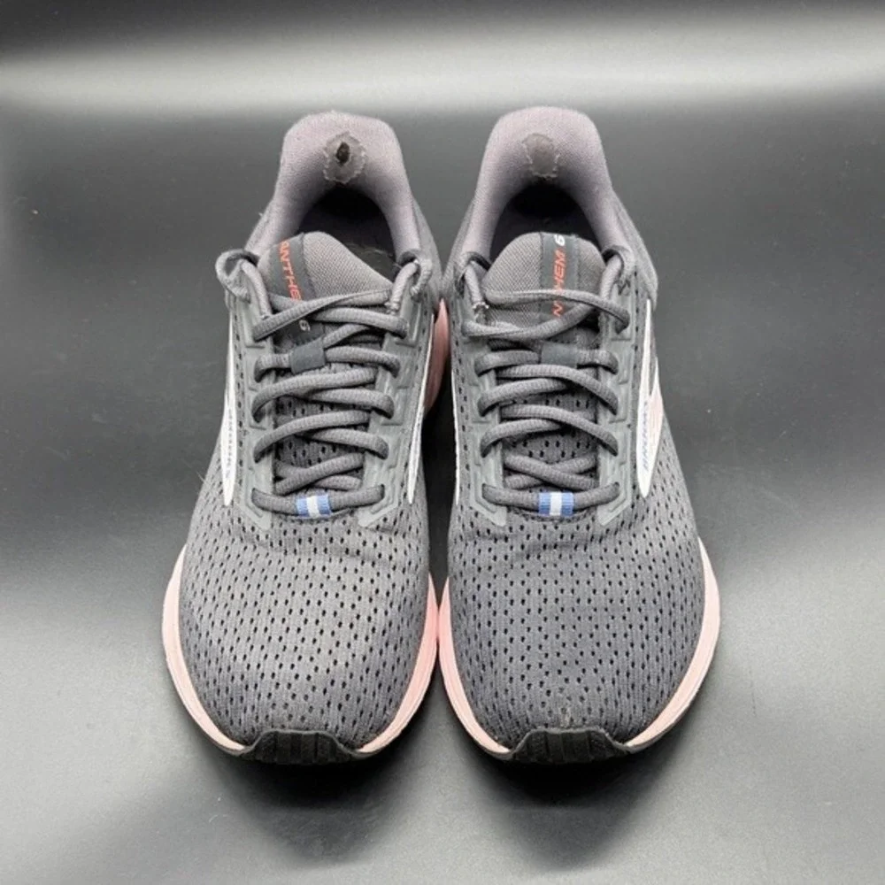 Brooks Anthem 6 Women's Running Shoes Gray Pink Size 10 Medium B‎